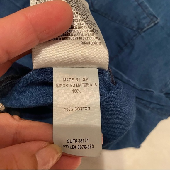 - Citizens of Humanity “Corrine “ button half down made in USA size S - Picture 6 of 7